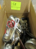 box of kitchen utencils