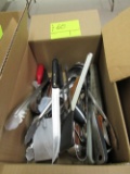 box of kitchen utencils