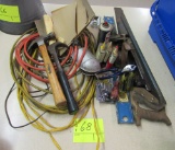 misc tools and electrical cords