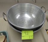 colander and bowl