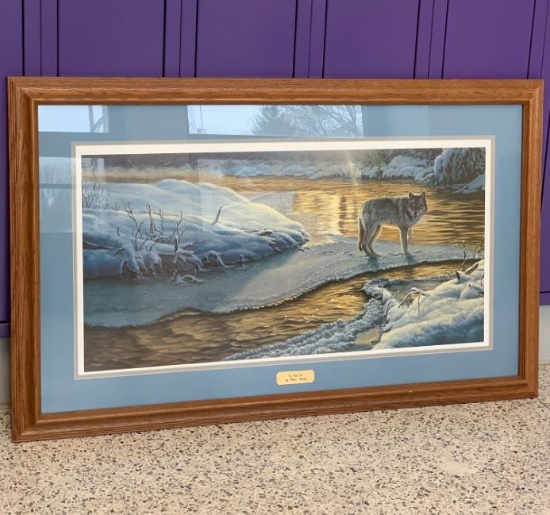 Framed Wolf Print