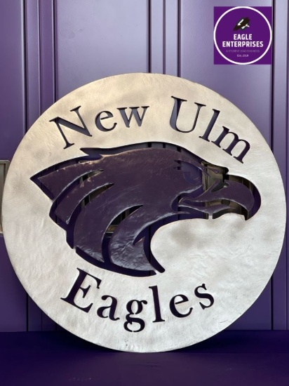 Metal New Ulm Eagles Wall Art