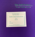 $100 gift card to The Golf Project