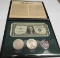 The Silver Story, Morgan, Peace, $1 silver cert and granuals