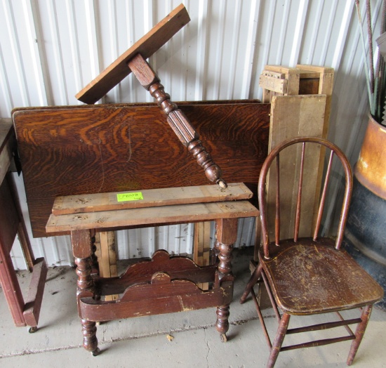 table and a chair