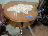 glass-top protected end table