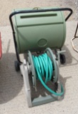 hose reel and compost barrel