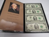 mint sheet of $2 bills