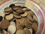 jar of pennies, most pre-1955