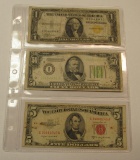 $1, $5 and $50 note as pictured