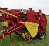 NH 847 round baler, chain driven