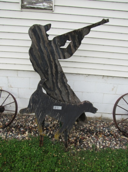 wooden yard cut-outs, hunting