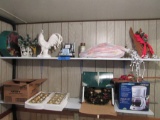 2 shelves of misc items