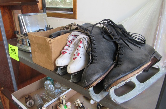 ice skates and household items