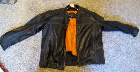 Zap leather jacket, 3XL
