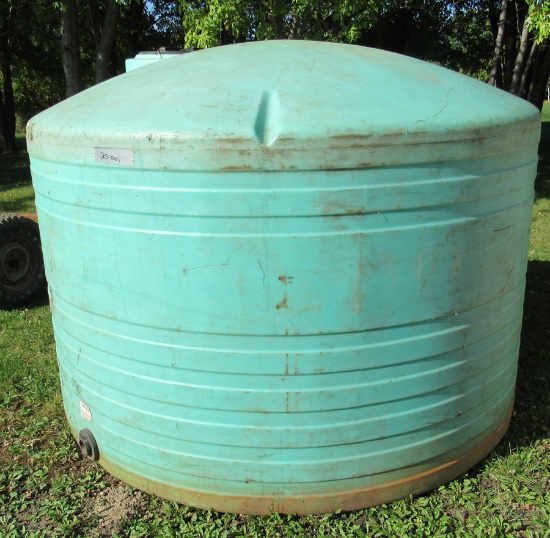 poly-tank, 1500 gal, water