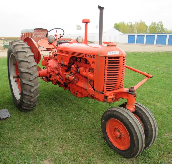 1950 Case DC tractor, restored