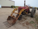 Farmall 400 NF w/ loader & trip bucket, sng hyd, PTO