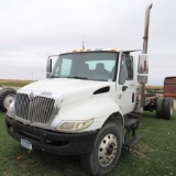 2004 International 4300 truck 321912 mi, 24911 hrs, bare rear chassis