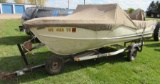 1970 Lund 15' boat & trailer