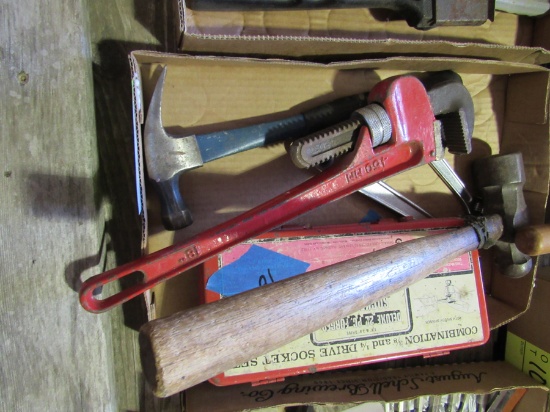 box of hand tools