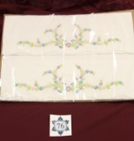 Hand embroidered Pillow Cases