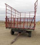 Notch bale wagon on Gehl running gear