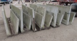 6 sow feeders, cement