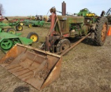 JD 50 with loader and bucket