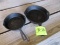2 cast iron pans, one Griswold