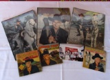 Hopalong Cassidy puzzles, coloring books
