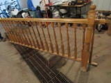 solid oak railing
