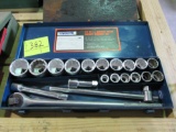 socket set, tap and dye set