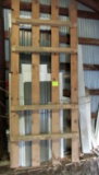 wood, metal siding, items in rafters