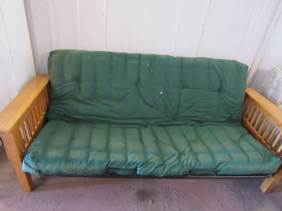 Futon, 2 Pictures, Small Love Seat