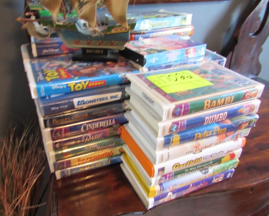 Assorted VHS Movies, Ships