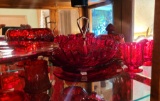 red glassware