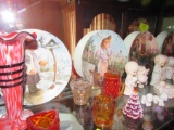 collectable plates and Precious Moments