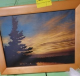 light-up framed picture