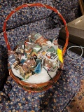 basket with ornaments