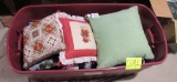 tote of pillows