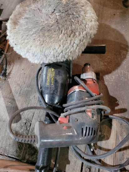 buffer and electric drill