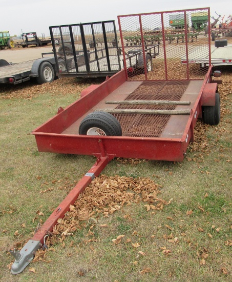 Red Trailer w/ Ramp