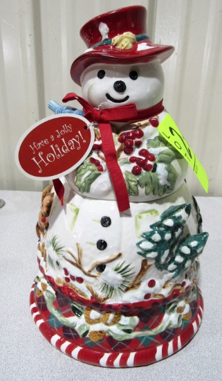 Snowman cookie Jar