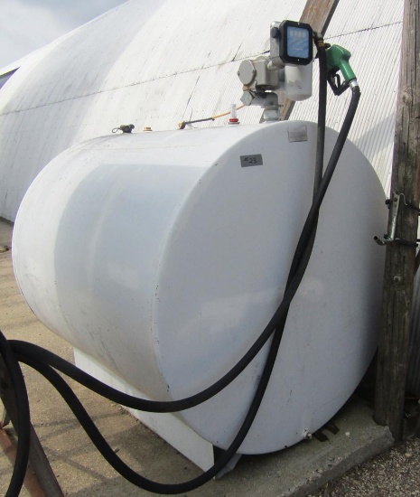 1000 gal fuel barrel w/ GPI elec pump