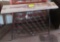 2 wine racks, cabinet