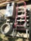 Bird house, metal & wooden dollies, 2 cylinders, cement water