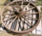 antique wagon wheel