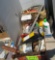 seeder, misc tools and cleaning supplies