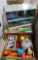 children's doll house, board games, books, misc small toys